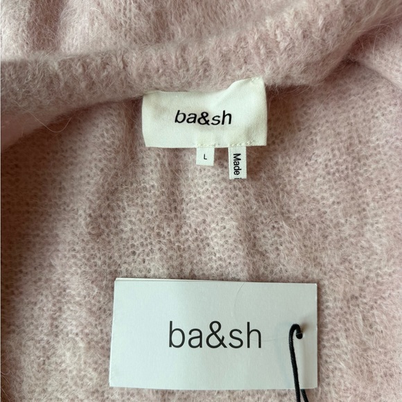 ba&sh Turo Jumper NWT - Pale Pink Sweater - Picture 6 of 7